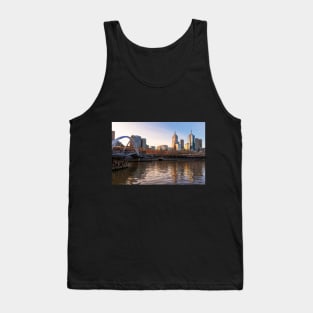 Melbourne, Australia at Sunset on the Yarra River Tank Top